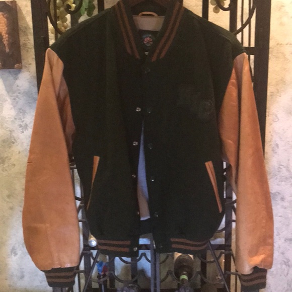 VINTAGE HAWAIIAN ISLAND CREATIONS LETTERMAN JACKET - Picture 7 of 8